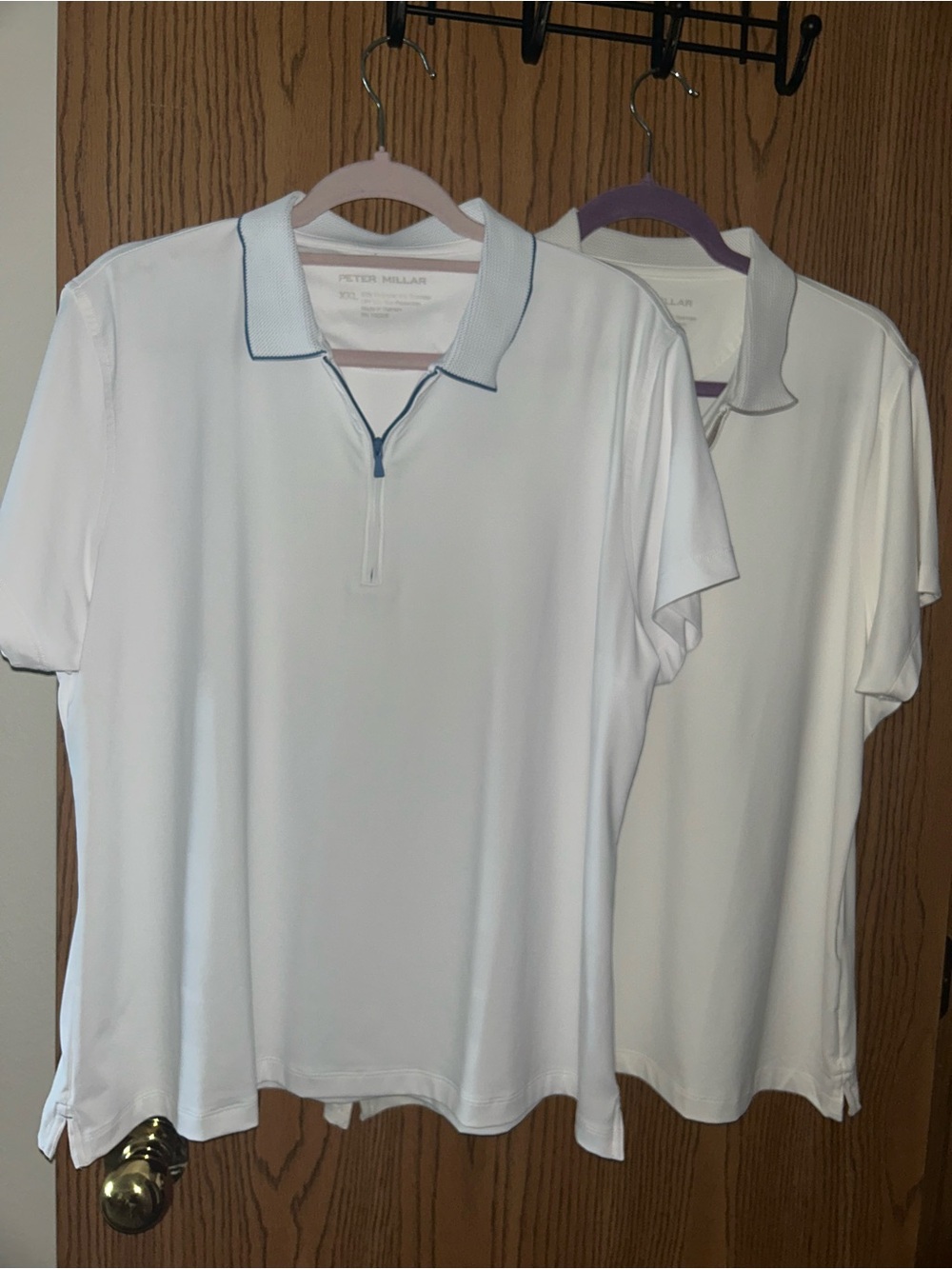 Peter Millar lot of two Short Sleeve Polo Shirts xxl